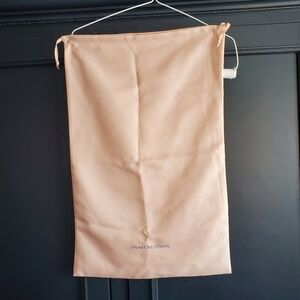 3 Stuart Weiztman Large Blush Pink Dust Bag For Shoes Boots Belts 16.5"×26"